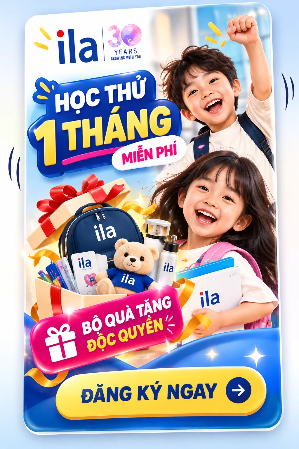 Ưu đãi học thử và bộ quà tặng