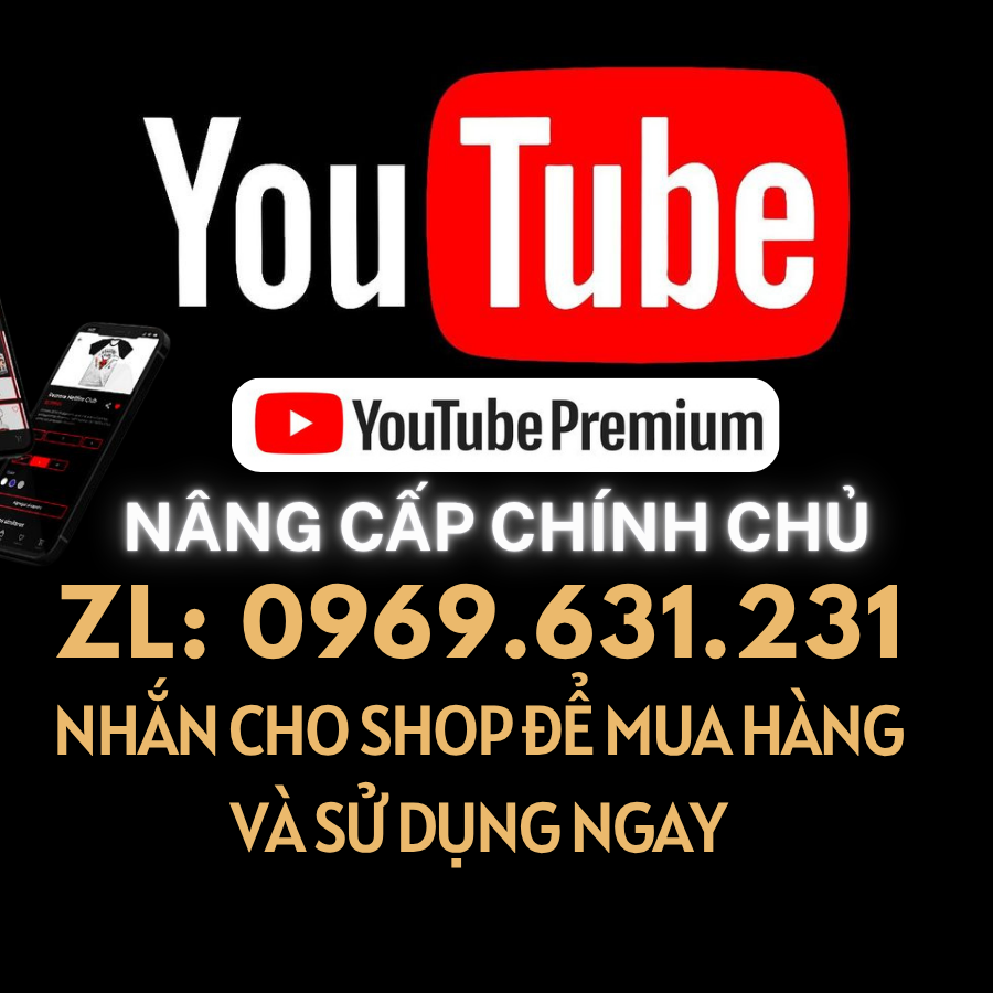 Nâng cấp Youtube Premium Chính Chủ 1 NĂM (Tặng CANVA PRO 1 NĂM)