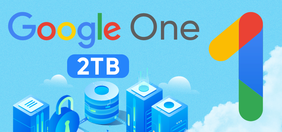 Nâng cấp Google one chính chủ 2TB dung lượng + Gemini AI