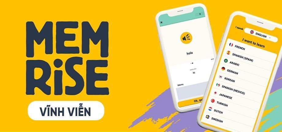 App học ngoại ngữ Memrise Pro vĩnh viễn (Chính chủ)
